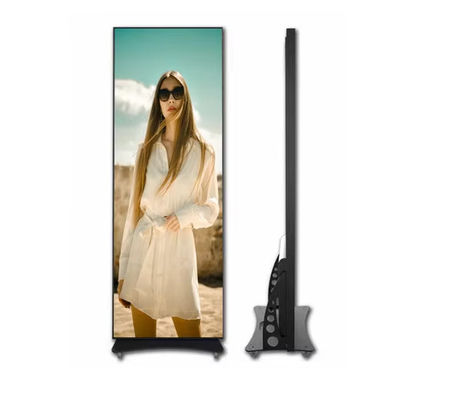 Κινούμενη οθόνη LED αφίσας 64X20X192 cm Πλήρης χρώματος εμπορική οθόνη LED