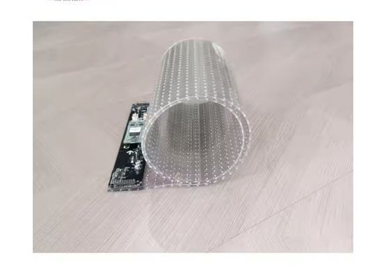 Ελαστική διαφανής ταινία LED P6.25Γυάλινος τοίχος ελαφρύς υψηλή φωτεινότητα εξωτερικά